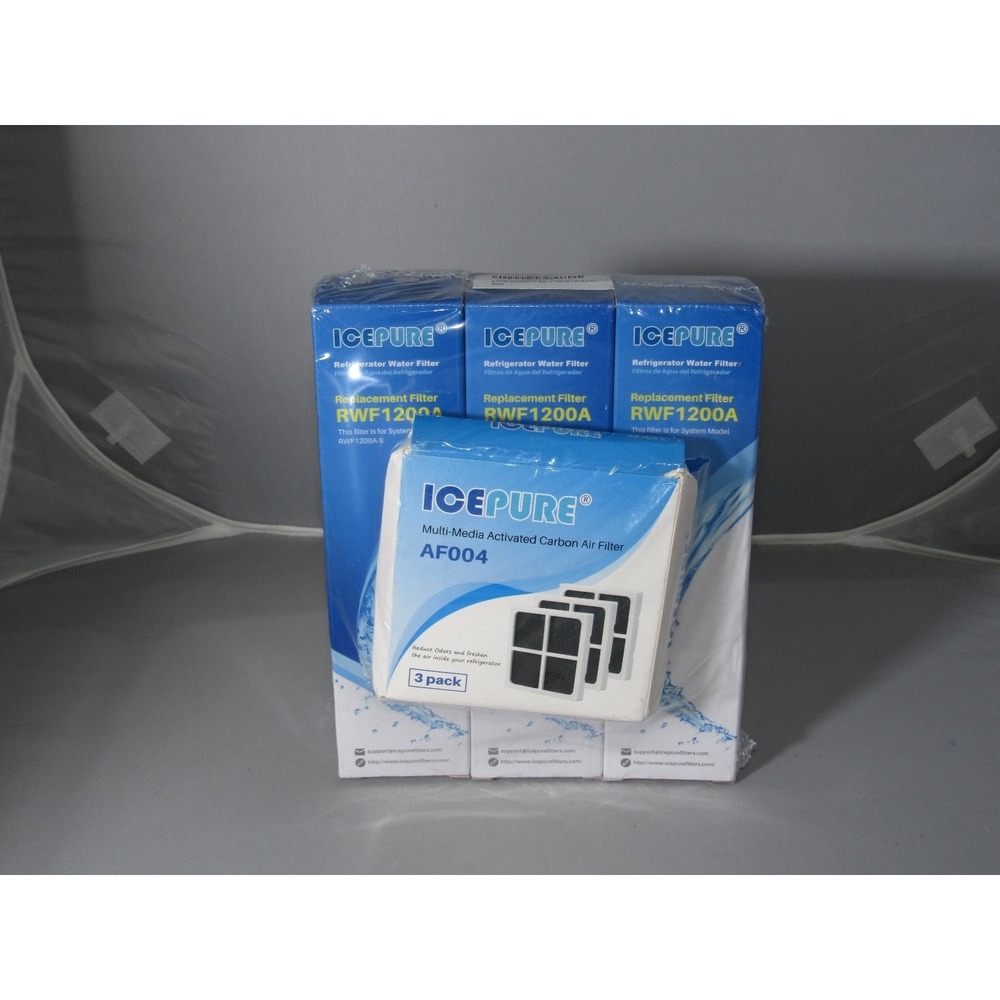 ICEPURE Refrigerator Water Filter RWF1200A Multi-Media Air Filter 3 Pack‎